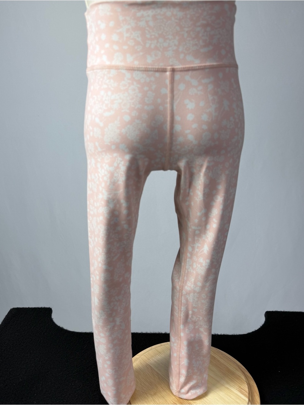 cheeky plum Pink Floral High-Waist Kids Leggings